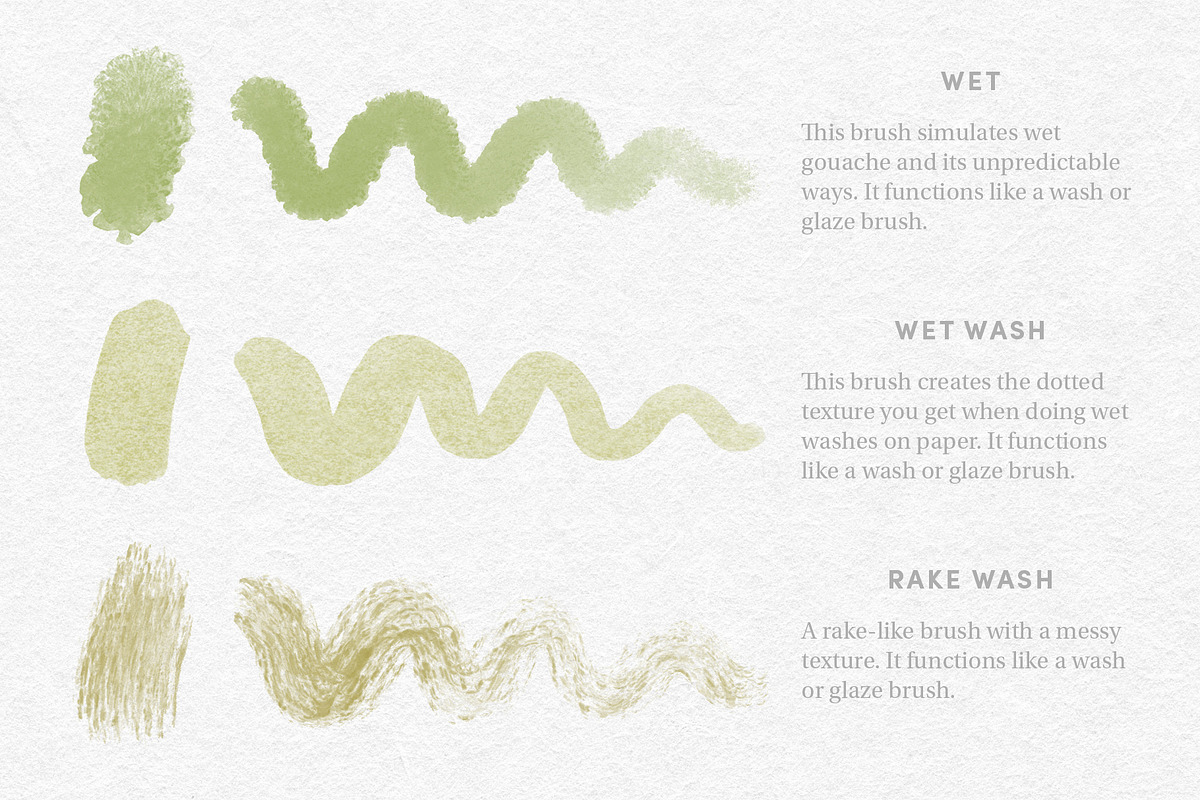 Gouache Set – Procreate Brushes, a Brush Add-On by Sadie Lew (Photo 10 of 17)