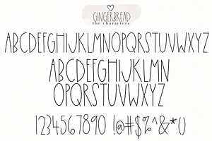 Gingerbread Cookies - A Font Duo