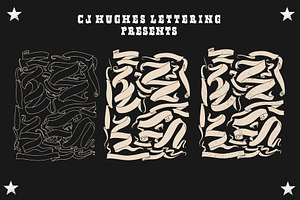 Hand Drawn Curly Banners