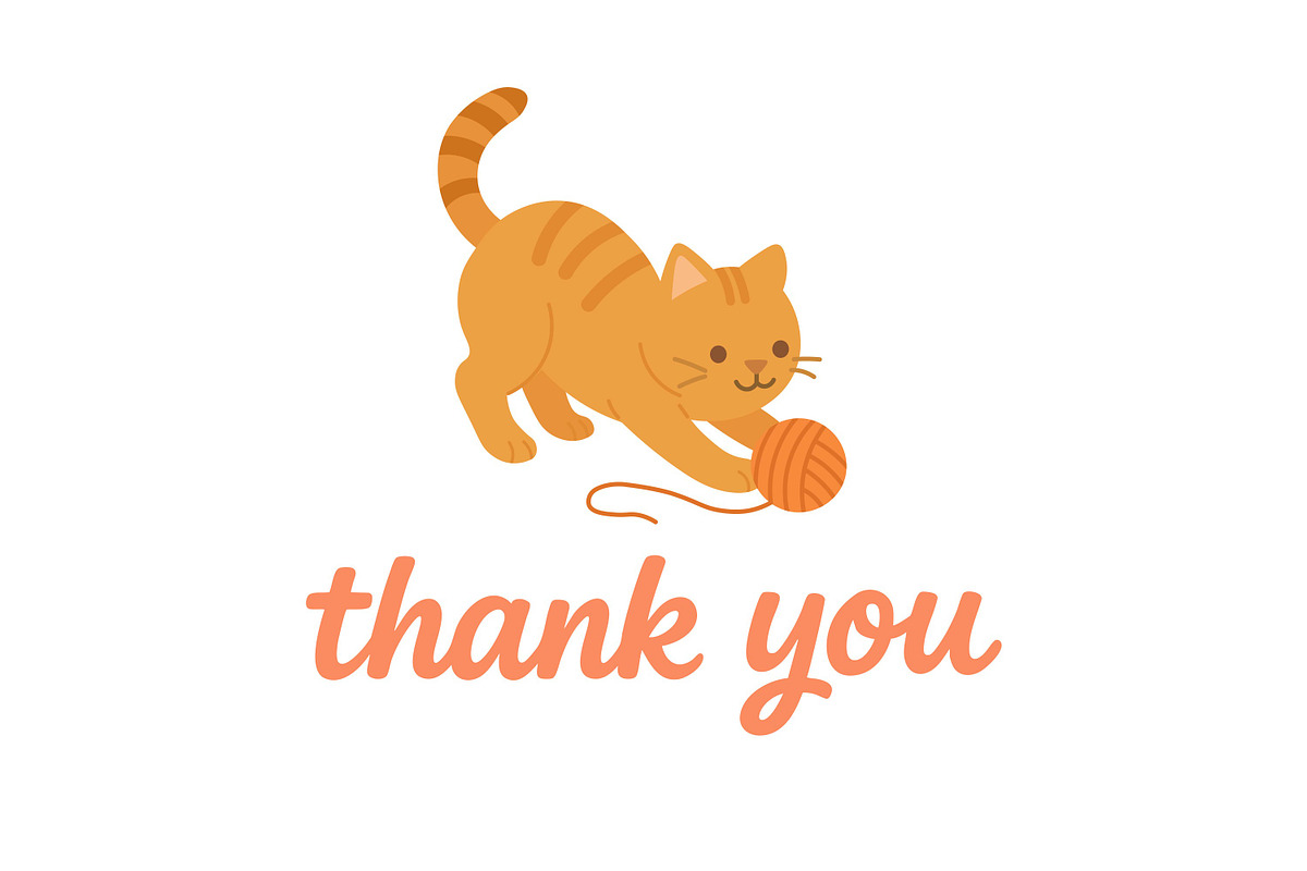 Cute Cats Clipart Set, an Animal Illustration by ananastya (Photo 3 of 3)
