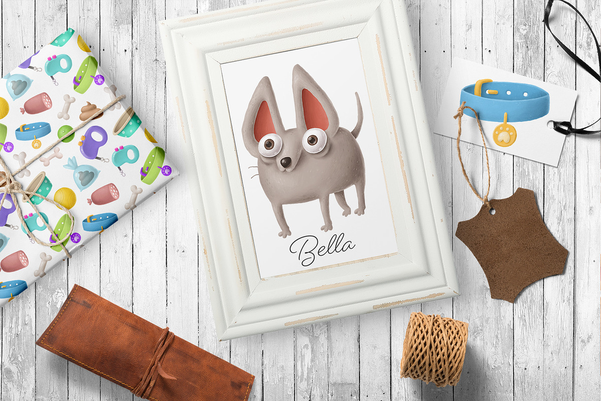 Funny dogs characters, an Illustration by Anastasiya Klempach (Photo 3 of 8)