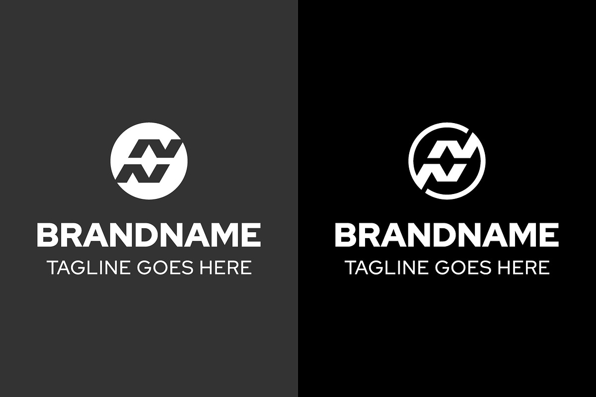 Letters NN Circle Simple Modern Logo, a Branding & Logo Template by Pray Art Design Studio (Photo 2 of 2)