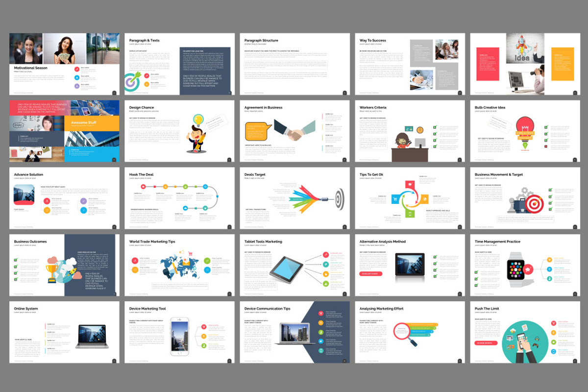 Marketing Business Presentation, a Presentation Template by GreenDesign (Photo 2 of 4)