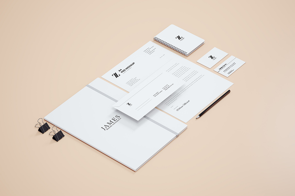 Modern Stationery Mockup, a Product Mockup by Designrepos (Photo 19 of 28)