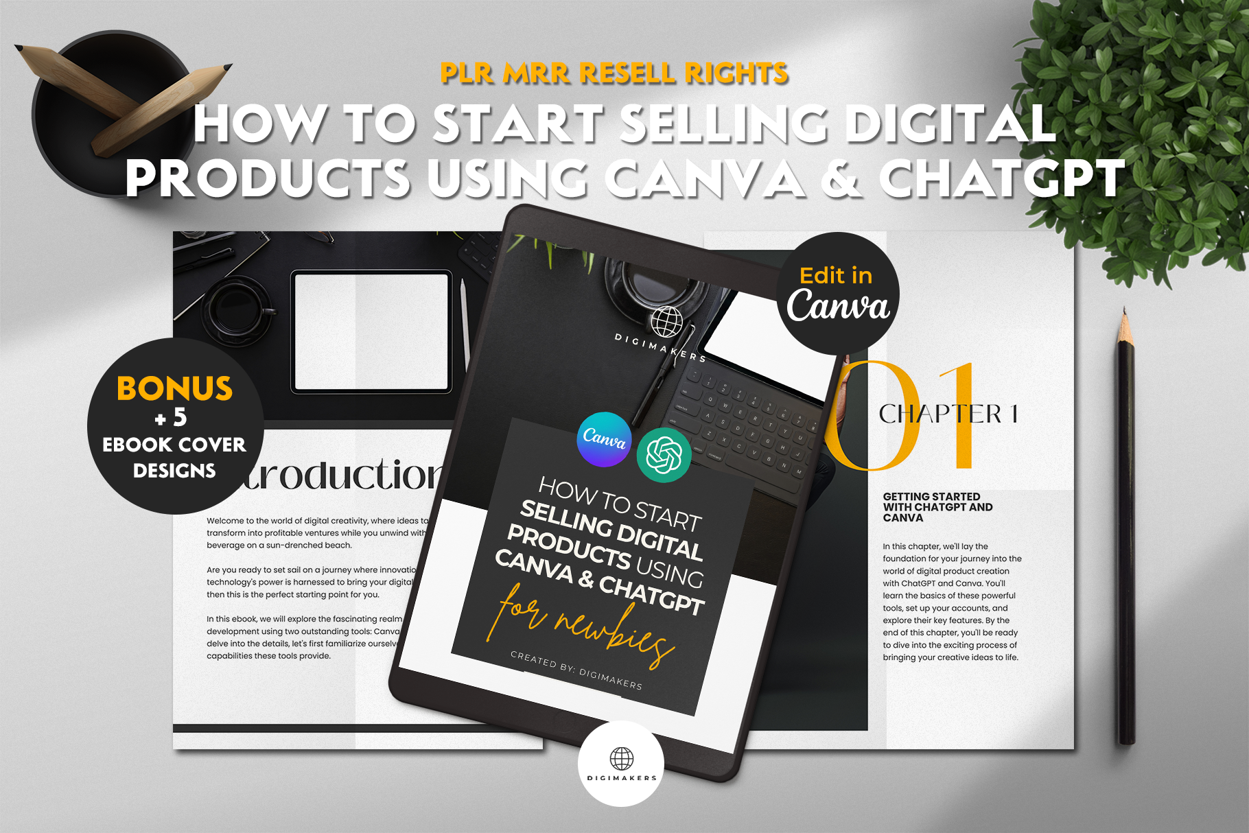 Sell Digital Products Using Ai&canva by Nina Shaw | Creative Market