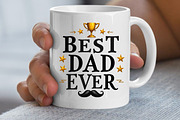 Best Dad Ever – Father's Day SVG, an Illustration by Awieee1 (Thumbnail 3 of 4)