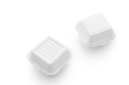 Food box container for delivery or takeout isolated on white bac, a Food & Drink Photo by Asya Nurullina