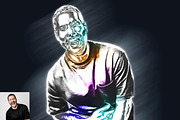 Chrome Metal Effect fx Photoshop Act, an Action Add-On by Studio Retouch (Thumbnail 5 of 17)