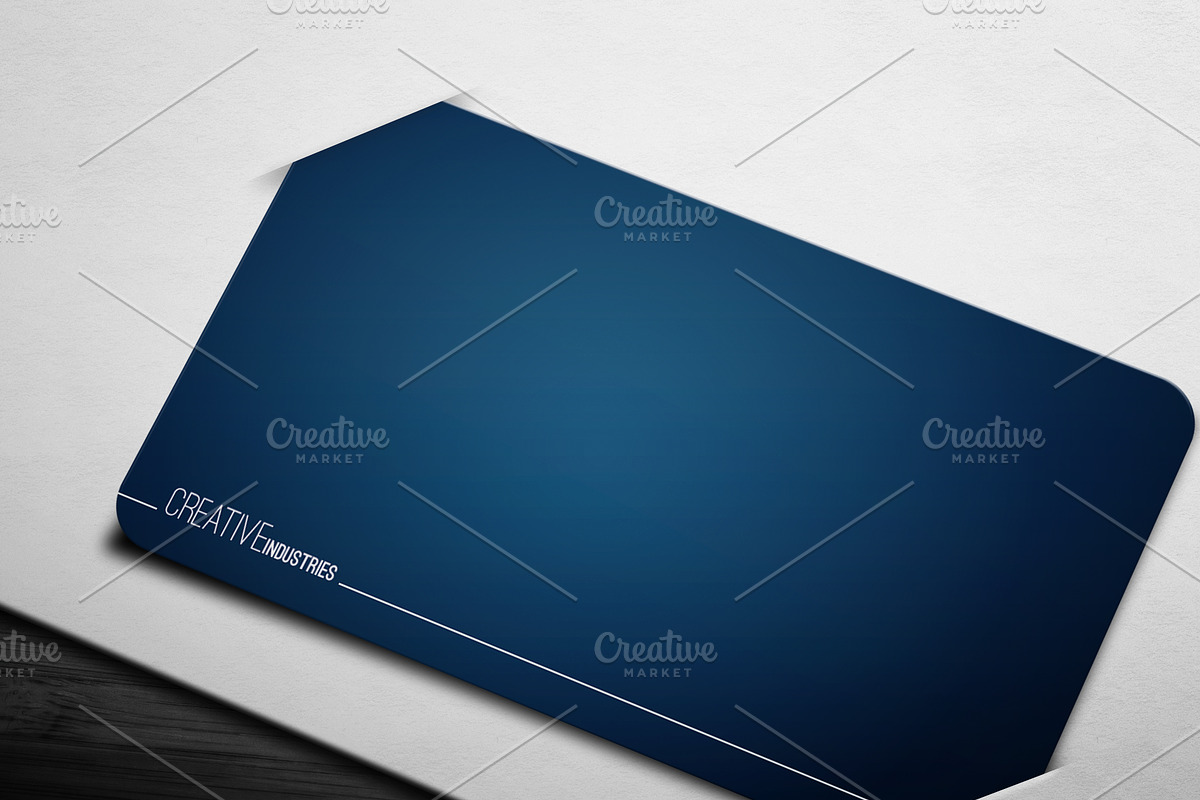 Deep Blue Business Card, a Business Card Template by Lucas Alexander (Photo 4 of 4)