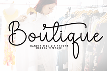 Butique | Script Font
