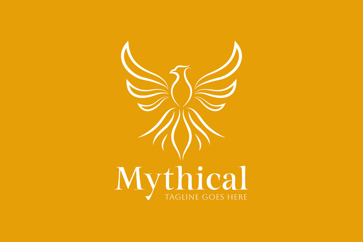 Mythical Phoenix Golden Logo Rebirth, a Branding & Logo Template by Signatoro (Photo 2 of 3)