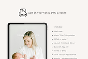 Minimalist Newborn Photography Guide, a Marketing Template by Sweet Little Muse (Thumbnail 5 of 8)
