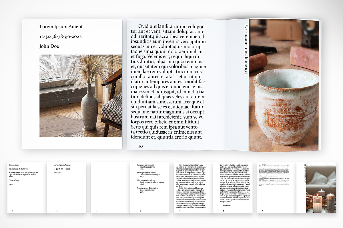 Clean and Minimalist Design Catalog, a Print Template by McLittle Stock (Photo 1 of 4)