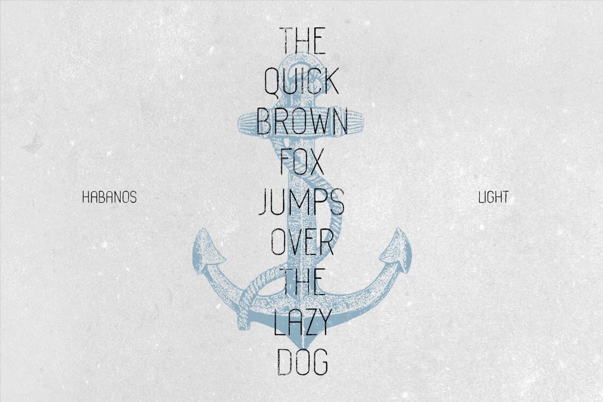 Habanos Retro Font preview 6