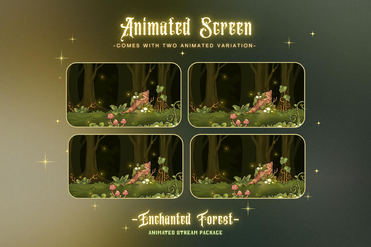 Enchanted Forest Stream Package, a Design Template by TheDoodleSweets (Photo 2 of 8)