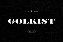 Golkist - Luxury Stencil Serif