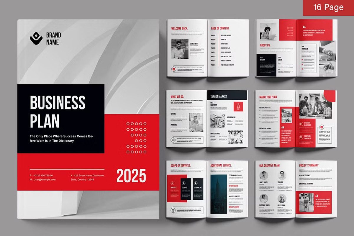 Brochure Bundle, a Brochure Template by ContestDesign (Photo 32 of 42)