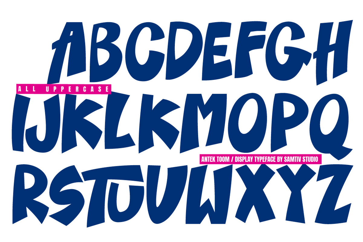 Antek Toom – Urban Bold Display, a Sans Serif Font by Samtiv Studio (Photo 3 of 6)