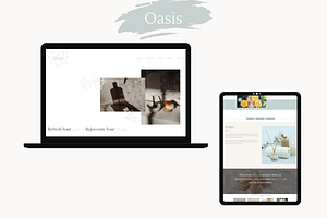 Oasis Squarespace 7.1 Template