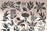 Flower ink hand drawn illustration, a Decorative Illustration by Moonflora (Thumbnail 7 of 11)