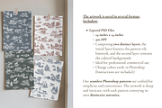 Kentucky Toile de Jouy Pattern, a Background Graphic by Hughes Studio (Thumbnail 5 of 9)