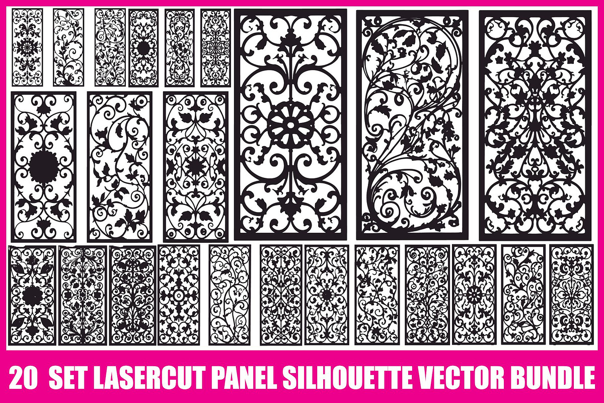 Ornamental Laser Cut Design Pack, an Illustration by Gfx_Store (Photo 1 of 21)