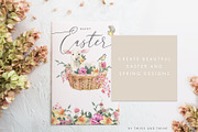 Easter Flower Clipart, a Decorative Illustration by Twigs and Twine (Thumbnail 3 of 9)