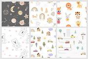 Cute bady seamless patterns., a Pattern Graphic by bioraven (Thumbnail 4 of 7)
