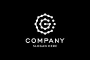 Letter C G Tech Connencting Dots log, a Branding & Logo Template by Buqancreative (Thumbnail 3 of 3)