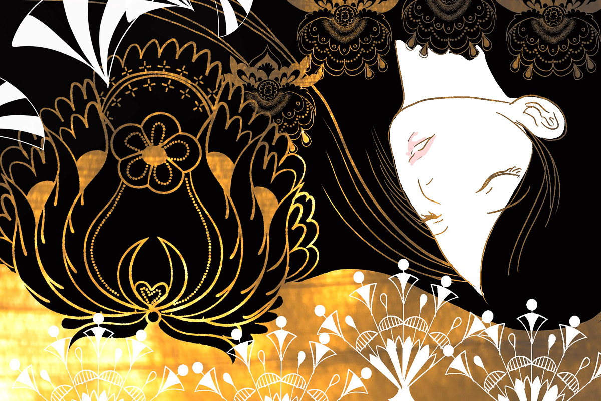 Abstract flower procreate brush, a Brush Add-On by Meisanmui (Photo 4 of 7)