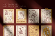 Cottagecore Autumn Club clipart set, a Seasonal Illustration by Cute Atelier (Thumbnail 4 of 12)