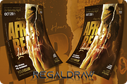 Afro Beat Flyer, a Flyer Template by regalDRAW (Thumbnail 2 of 3)
