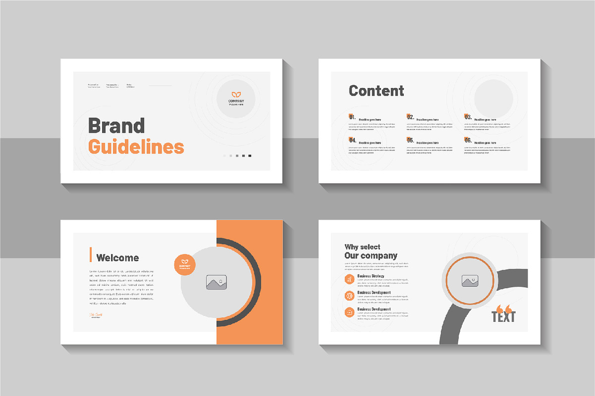 Modern brand guideline pitch deck, a Presentation Template by Pavel_design (Photo 2 of 4)
