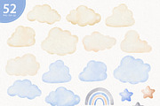 Watercolor Air Transport Clipart, a Transportation Illustration by TitaLivingArt (Thumbnail 6 of 10)