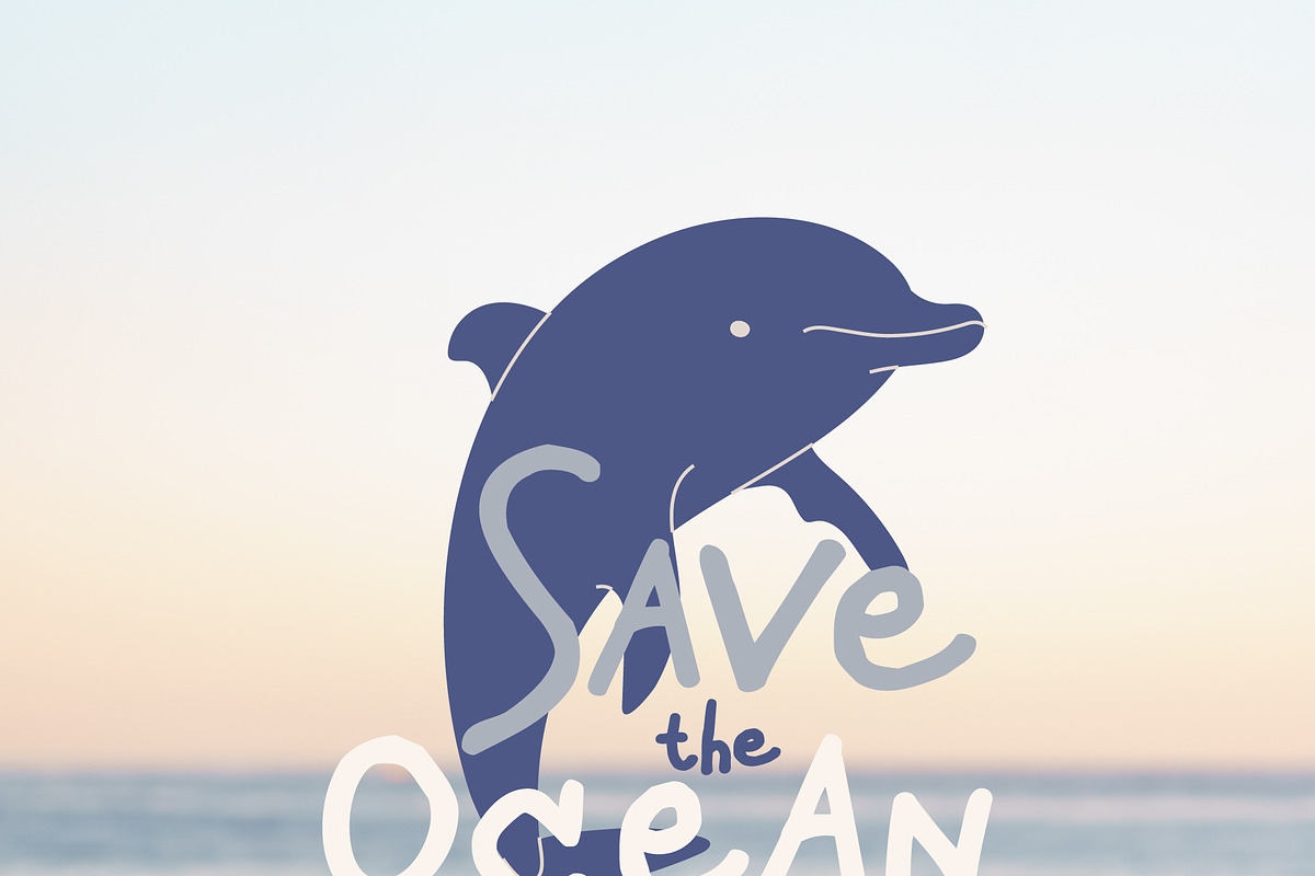 Modern Ocean Vector Clipart Set, an Animal Illustration by Panna Limon Store (Photo 3 of 8)
