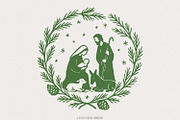 Christian Christmas Nativity Scene, an Illustration by SharpMarketplace (Thumbnail 1 of 9)