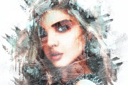 Paint Watercolor Photoshop Action, an Action Add-On by MRI STUDIO (Thumbnail 2 of 8)