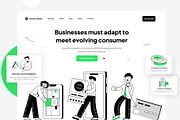 Shopping and POS Payment Illustratio, a Person Illustration by Vectors Market (Thumbnail 4 of 7)