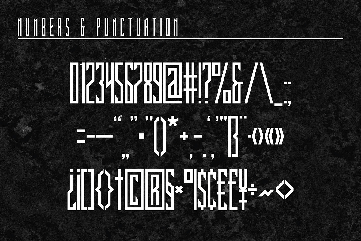 Mont Blanc Sharp Label Font, a Blackletter Font by JumboDesign (Photo 4 of 8)