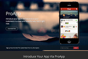ProApp - Responsive Landing Page, a Bootstrap Template by NovelPixels (Thumbnail 2 of 3)