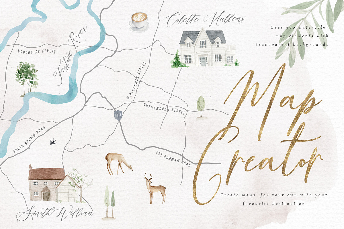 Map Creator, an Animal Illustration by Graphic Box (Photo 1 of 17)