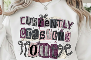 Girly Crash Out PNG, Funny Sarcastic, a Graphic by Vector Portal