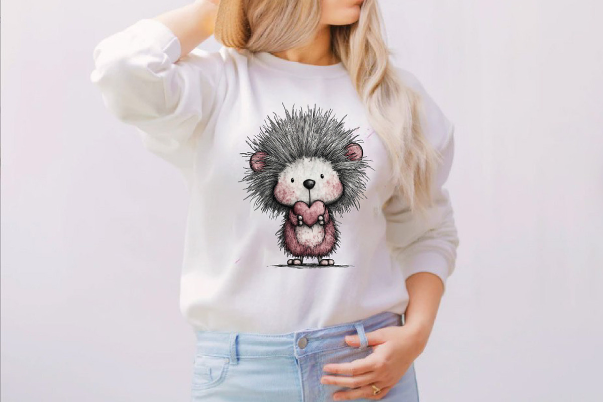 Whimsical Valentine Baby Animals Cli, an Illustration by SVGArt (Photo 5 of 7)