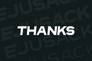 Ejusack, a Sans Serif Font by Auliacreative (Thumbnail 4 of 6)