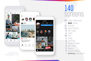 Instagram Screens Templates Bundle, a Social Media Template by karnofff (Thumbnail 2 of 26)