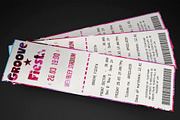 Multipurpose Vertical Event Ticket, an Invitation Template by Konakchiev (Thumbnail 1 of 3)