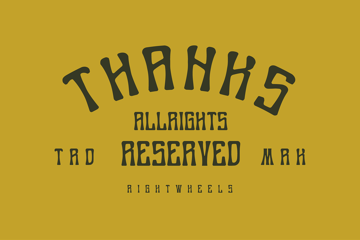 LITHOGRA - Retro Typeface, a Font by Rightwheels (Photo 11 of 11)