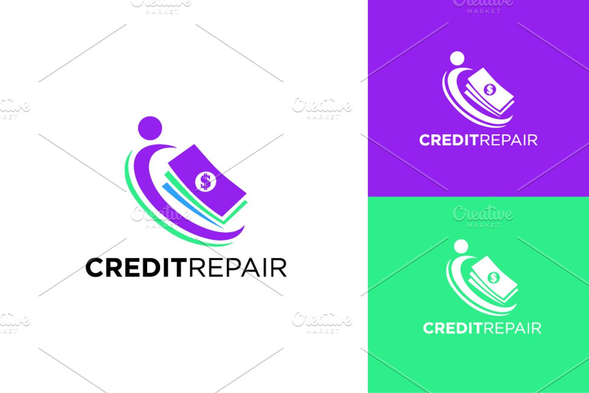 Credit Repair Logo Vector, a Branding & Logo Template by zaqilogo