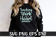 Teaching Is A Work Of Heart, an Object Graphic by SVGCuteShop (Thumbnail 1 of 3)