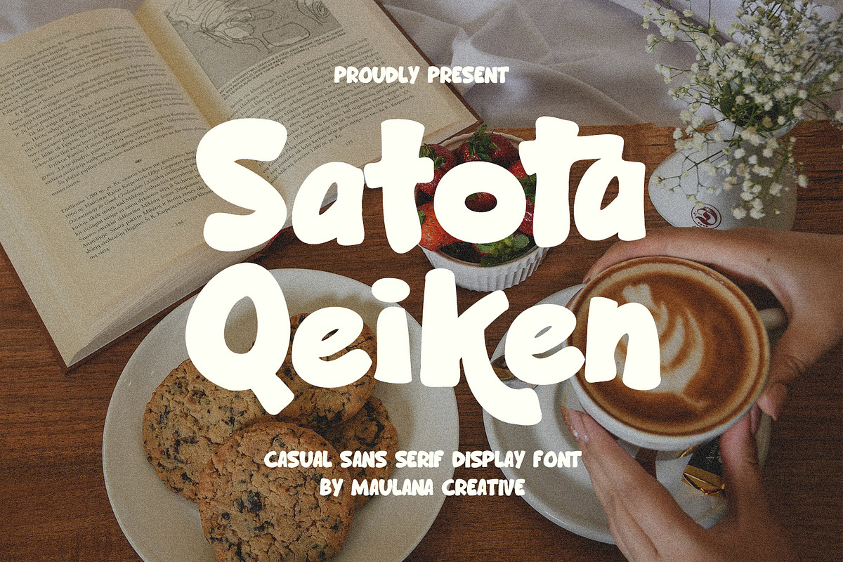 Satota Qeiken Casual Sans Font, a Sans Serif Font by Maulana Creative (Photo 1 of 7)